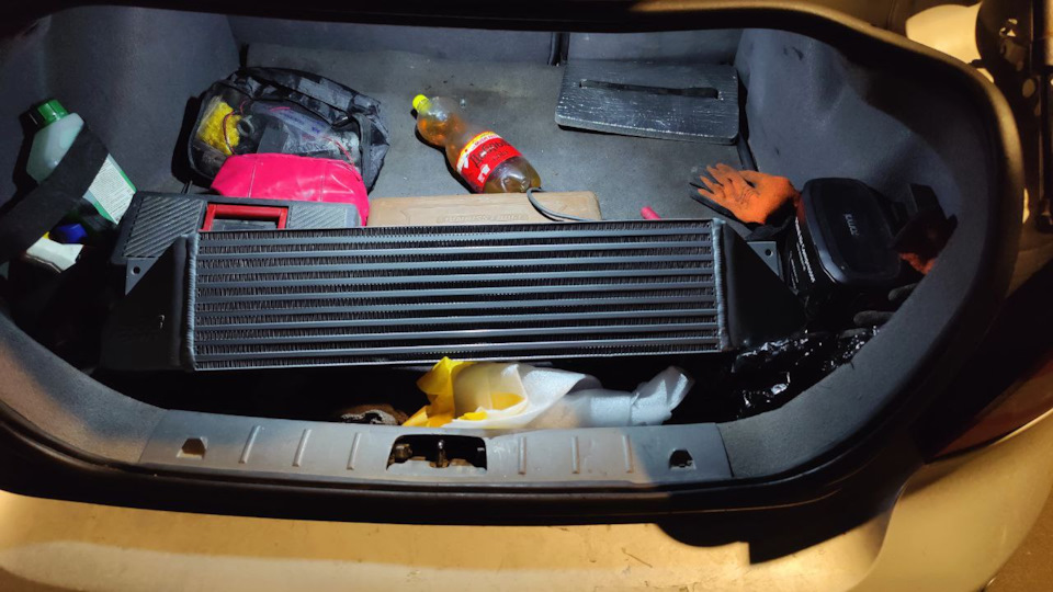 Установка интеркулера DO88 на Volvo S40 T5