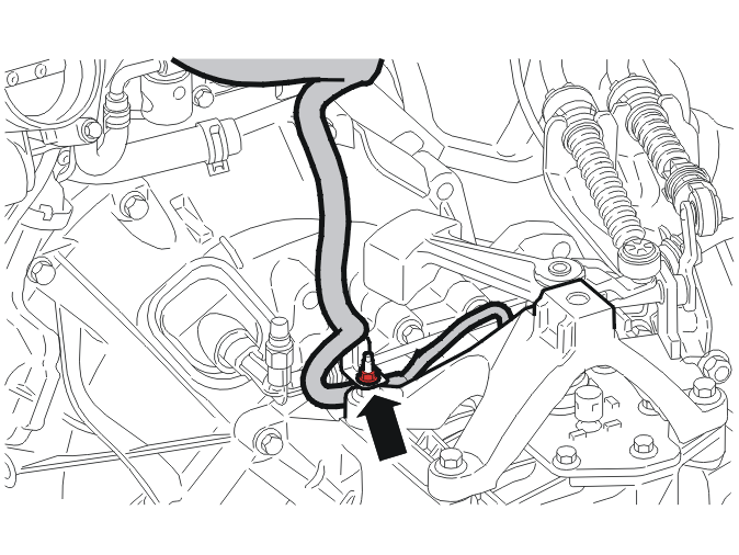 Коробка передач, снятие (B4184S11, B4184S8, B4204S3)
