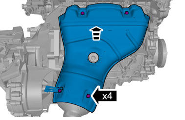 Каталитический преобразователь (B4184S11, B4184S8, B4204S3)